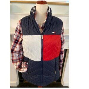 Tommy Hilfiger Long Sleeve Plaid Cotton Shirt & Matching Vest